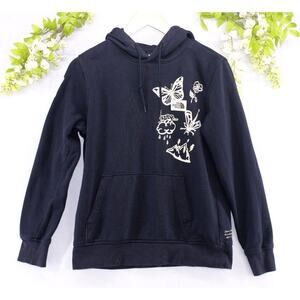 The North Face Women's Himalayan Bottle Source Hoodie Navy Sweatshirt Sz S